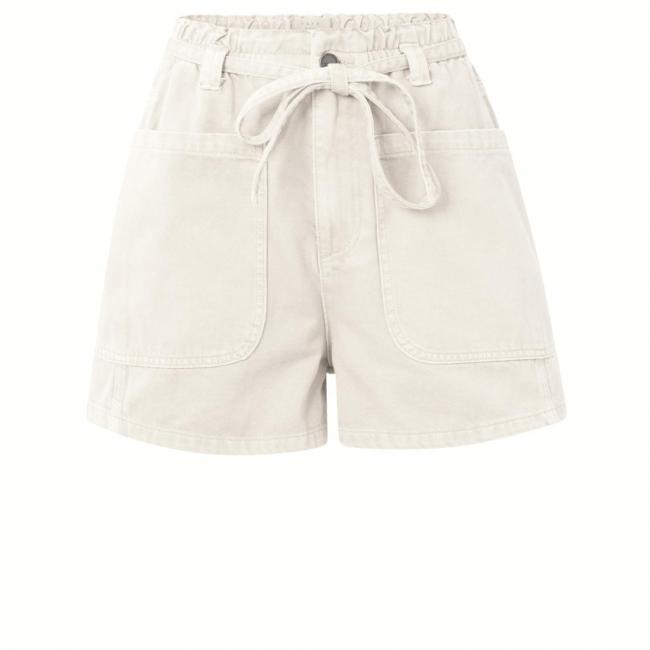 Short taille haute avec finition teintée