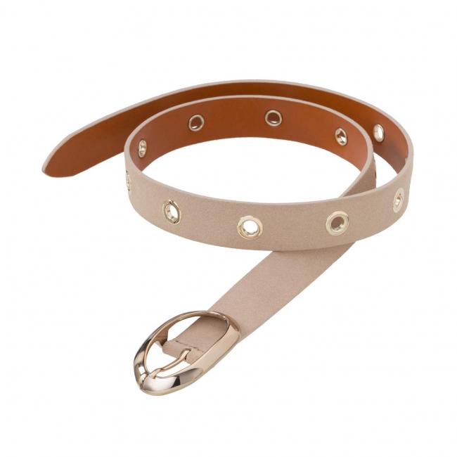 Ceinture en daim à boucle ovale