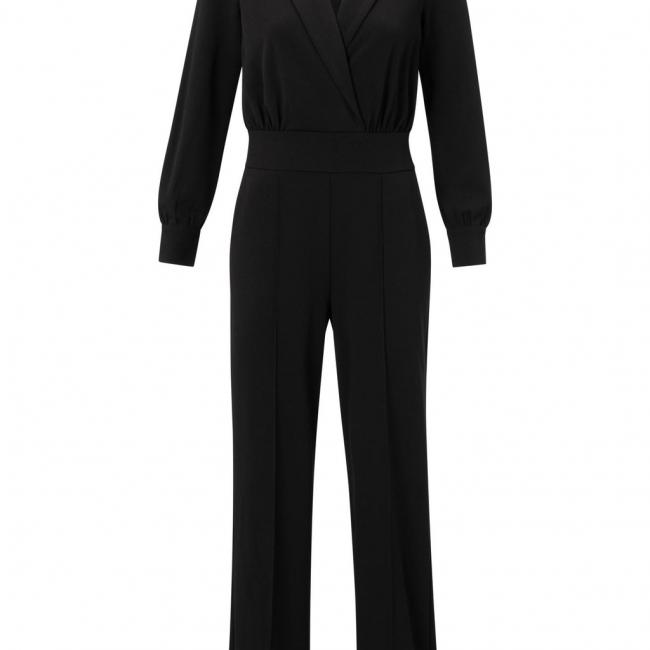 Combinaison noire, manches longues, coupe large