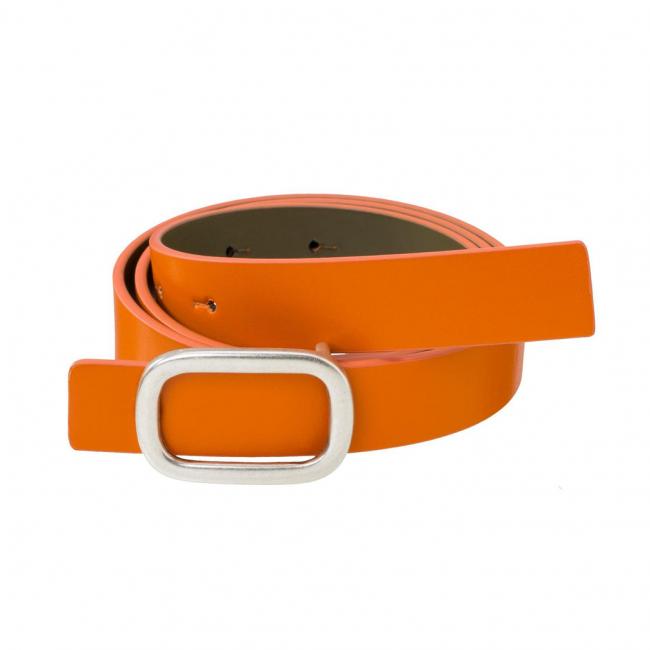Ceinture réversible à boucle carrée multicolore