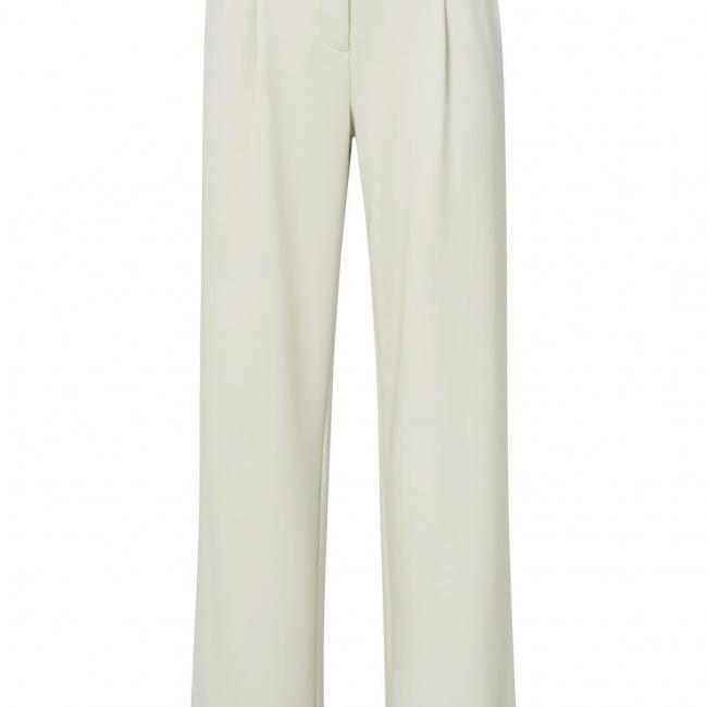 Pantalon large en jersey avec détails plissés