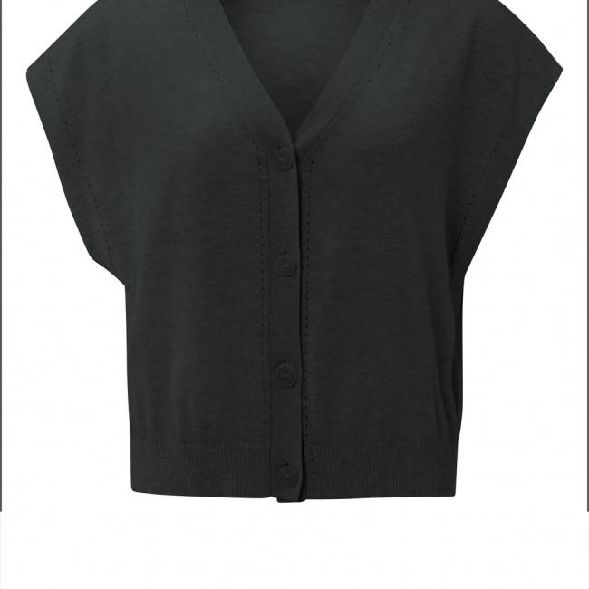 Sleeveless cardigan