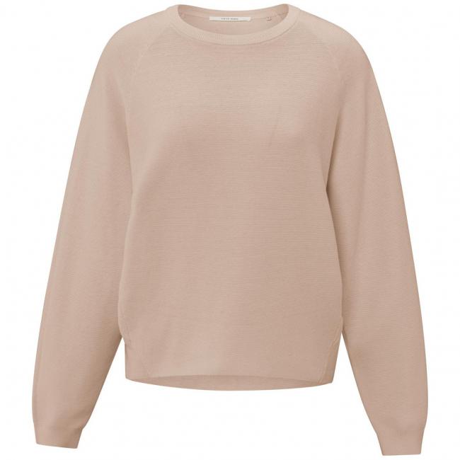 Pull doux à surpiqûres