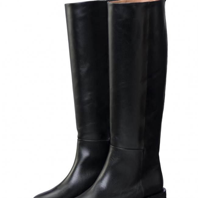 Bottes hautes en cuir