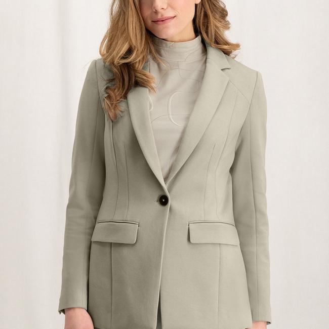 Blazer cintré à manches longues et avec poches