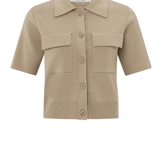 Cardigan à manches avec poches poitrine