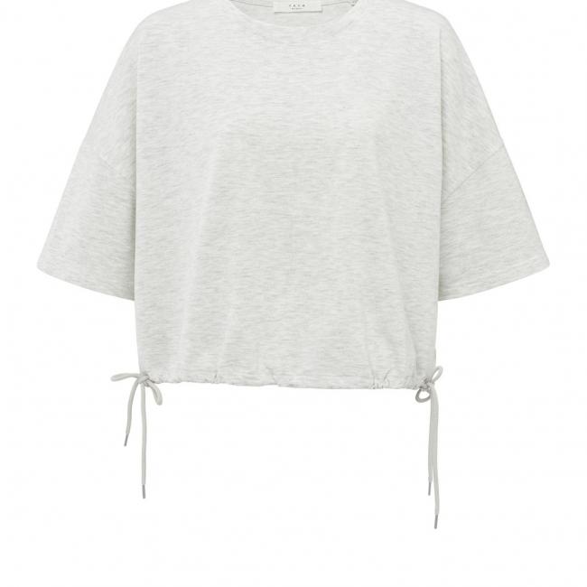 Sweat manches courtes avec liens de serrage