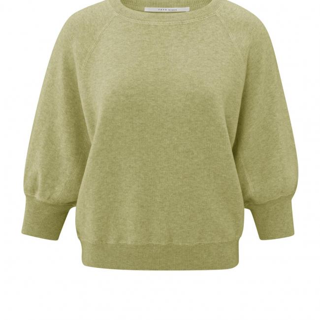 Pull à manches raglan et col rond